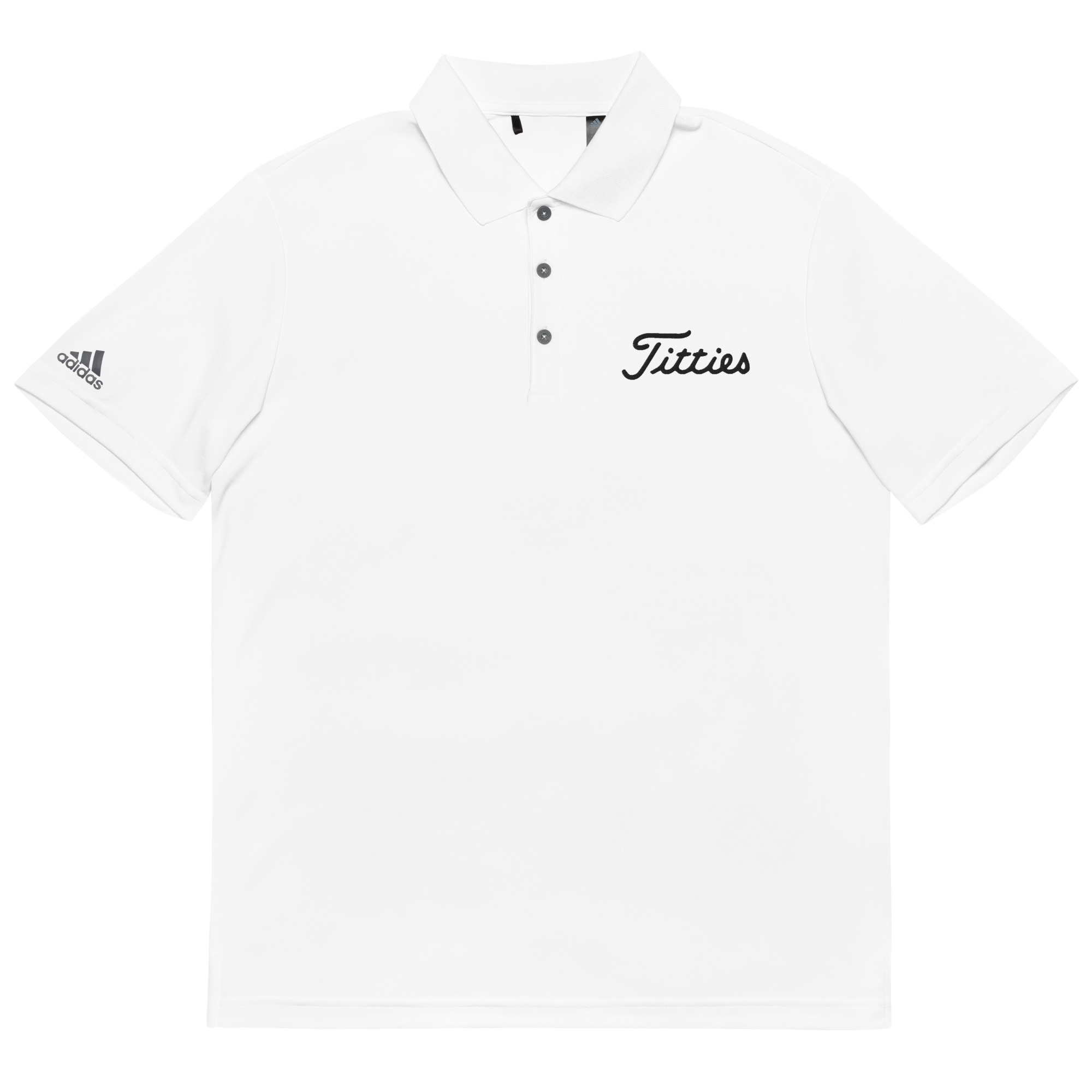 Titties Adidas Performance Enthusiasts - Shirt Golfing Polo